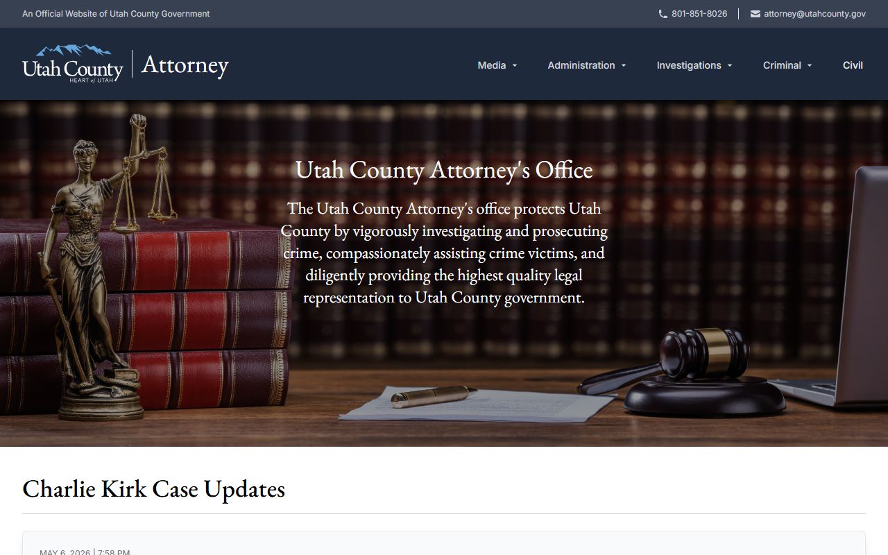 Utah County Attorney case search related to Utah County traffic court records