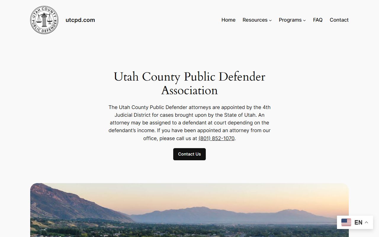 Utah County Public Defender for contesting Utah County traffic court cases